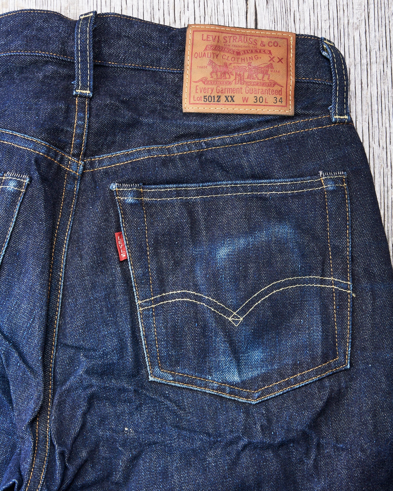 Second hand LVC 1954 501zXX Jeans W30 / L34 Made in USA – Second
