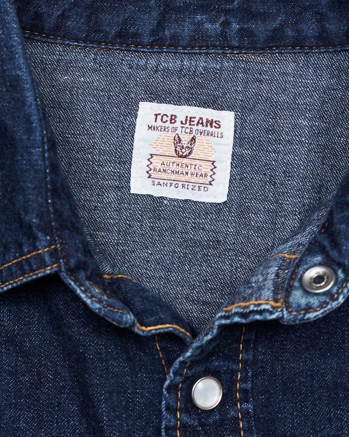 Second hand TCB Jeans Ranchman Denim Shirt Size 40