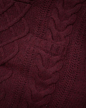 Second Hand Levi's Vintage Clothing Cable Knit Shawl Collar Sweater Size M