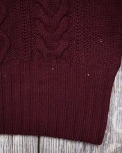 Second Hand Levi's Vintage Clothing Cable Knit Shawl Collar Sweater Size M