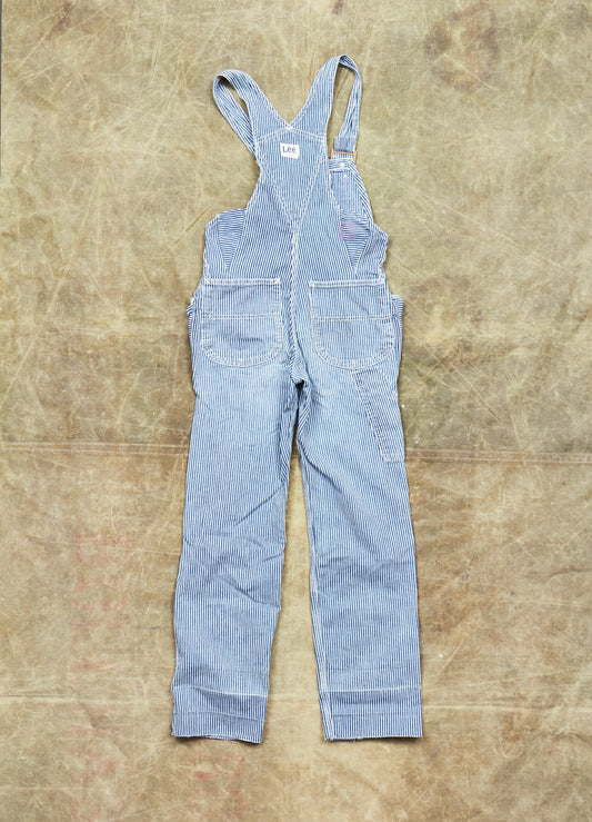 Vintage 70's Lee Hickory Stripe Overall Made In U.S.A Size W26