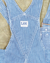 Vintage 70's Lee Hickory Stripe Overall Made In U.S.A Size W26