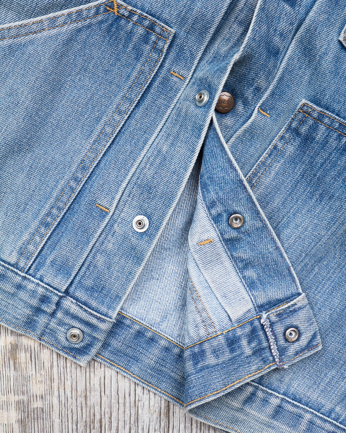 Vintage Big Smith 60's Buckaroo Sanforized Denim Jacket Size 40