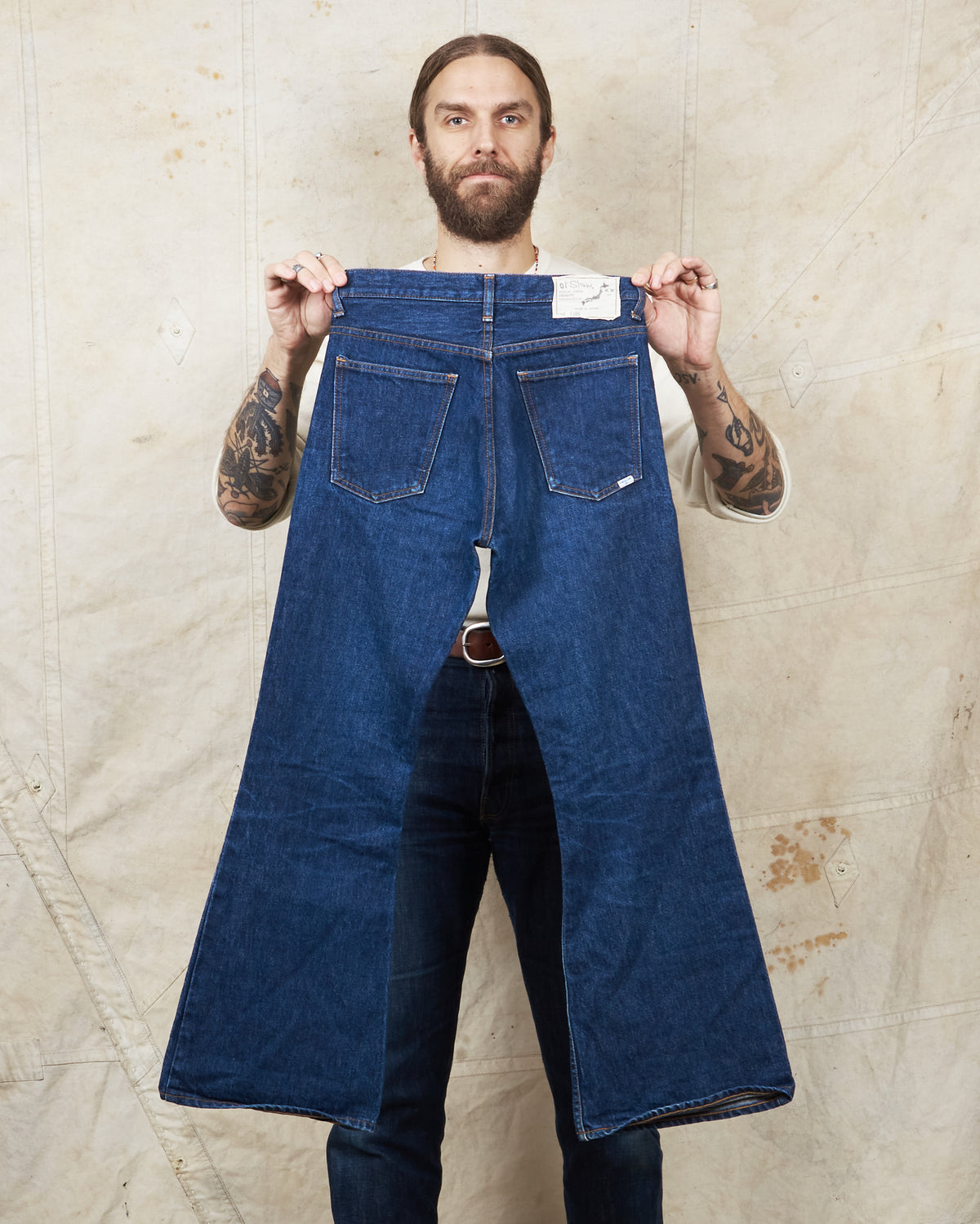Second Hand OrSlow Womens Bootcut Jeans EU S / 2