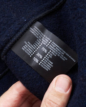 Second Hand Gloverall Duffle Coat Navy Wool Blend Size L