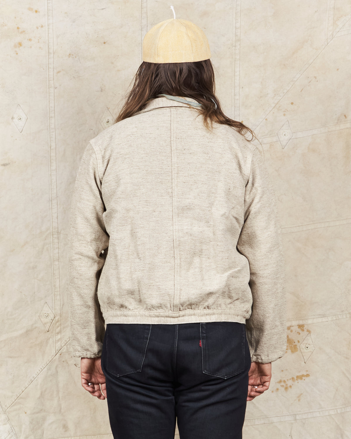 Tender 902 Edited Jeans Jacket Hemp Wool Cotton Bull Denim Rinsed