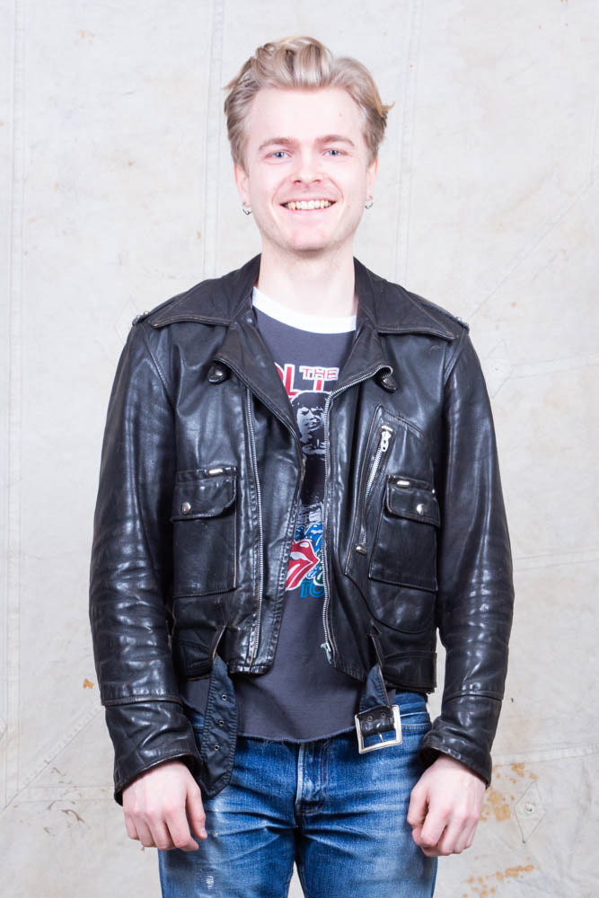Vintage British Cycle Leathers Jacket