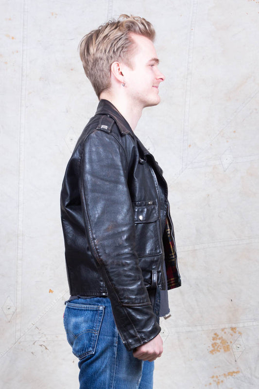 Vintage British Cycle Leathers Jacket