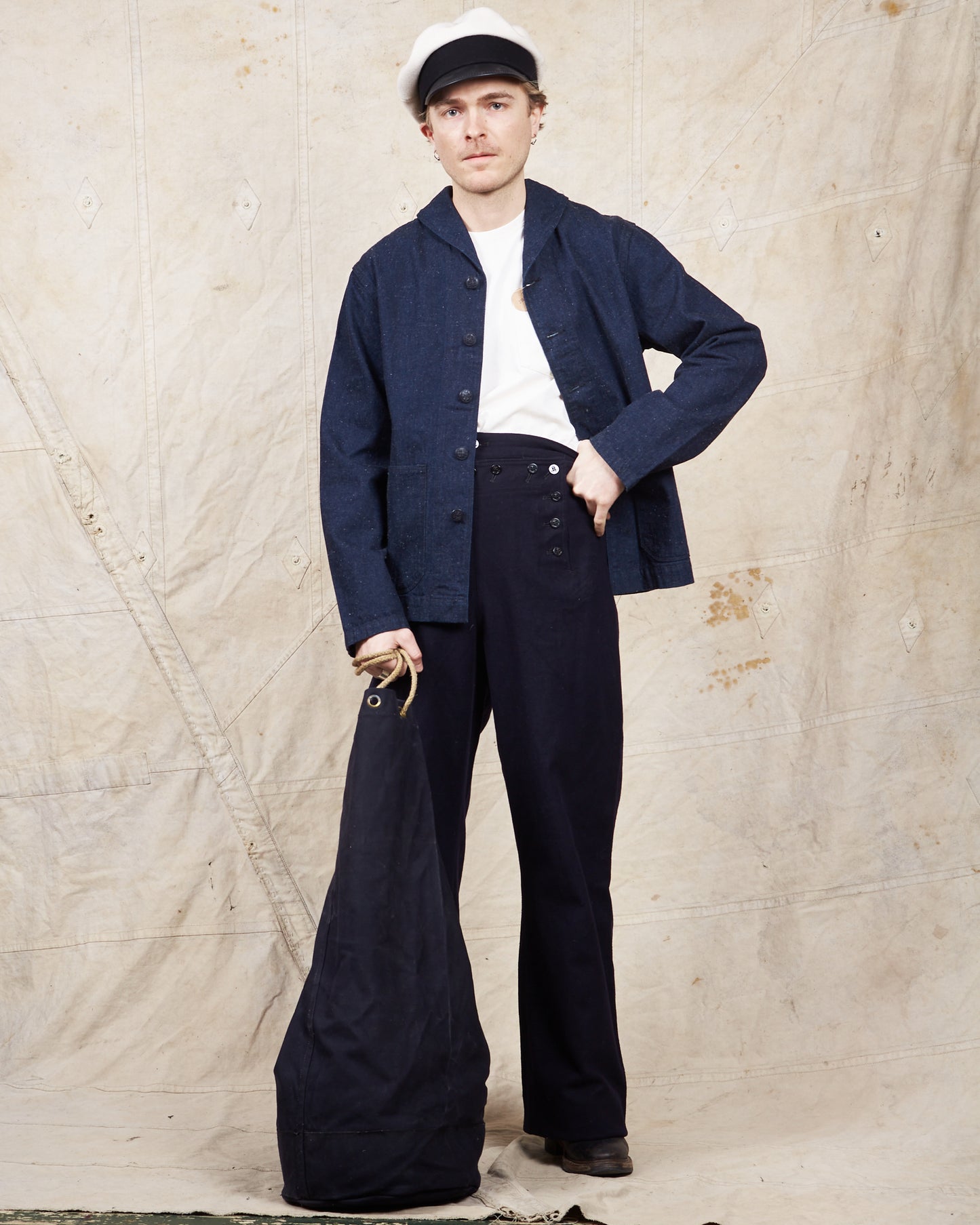 Vintage 1969 Original US NAVY Wool Sailor Pants