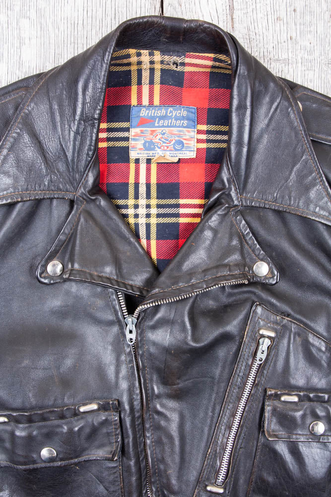 Vintage British Cycle Leathers Jacket