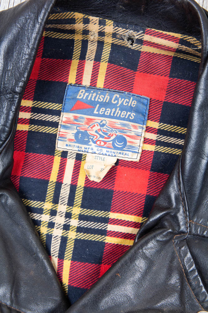 Vintage British Cycle Leathers Jacket
