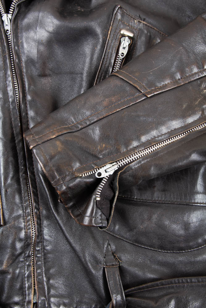 Vintage British Cycle Leathers Jacket