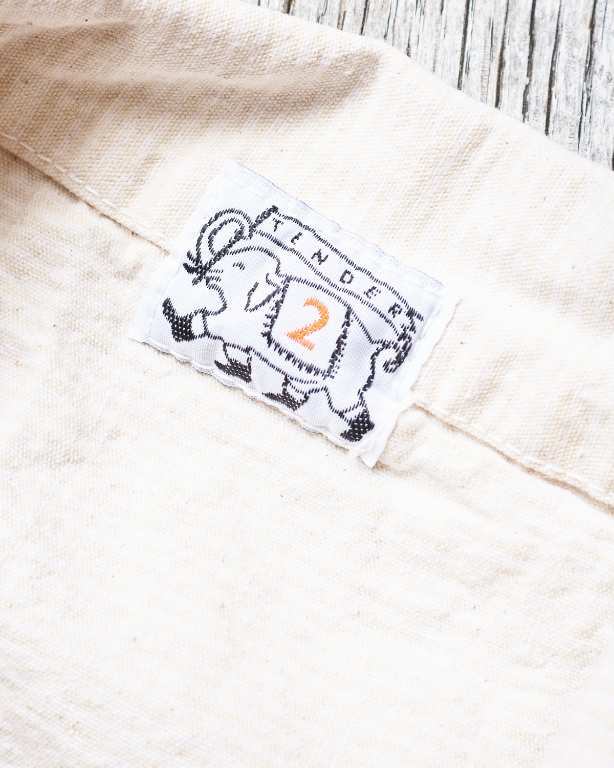 Tender 447 Short Sleeve Wide Face Shirt Striped Cotton Canvas Rinsed