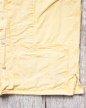 Tender 446 Wide Face Shirt Striped Cotton Canvas Iron Rust Dyed