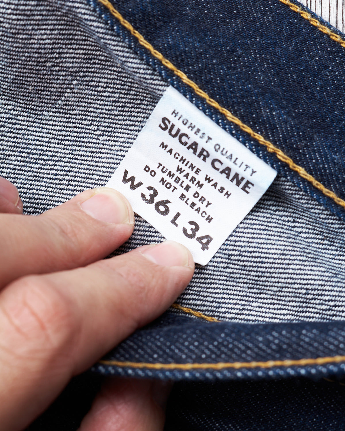 Second Hand Sugar Cane & Co. 1966 Model 14oz Denim W36 L31