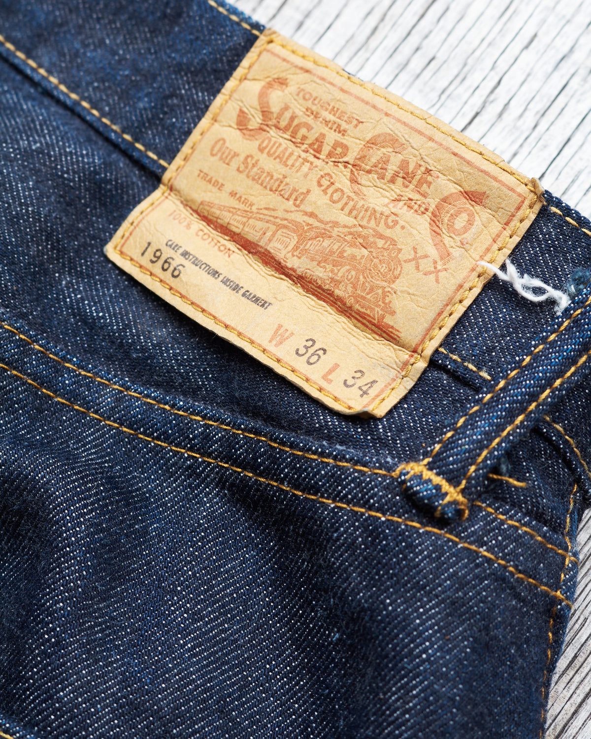 Second Hand Sugar Cane & Co. 1966 Model 14oz Denim W36 L31