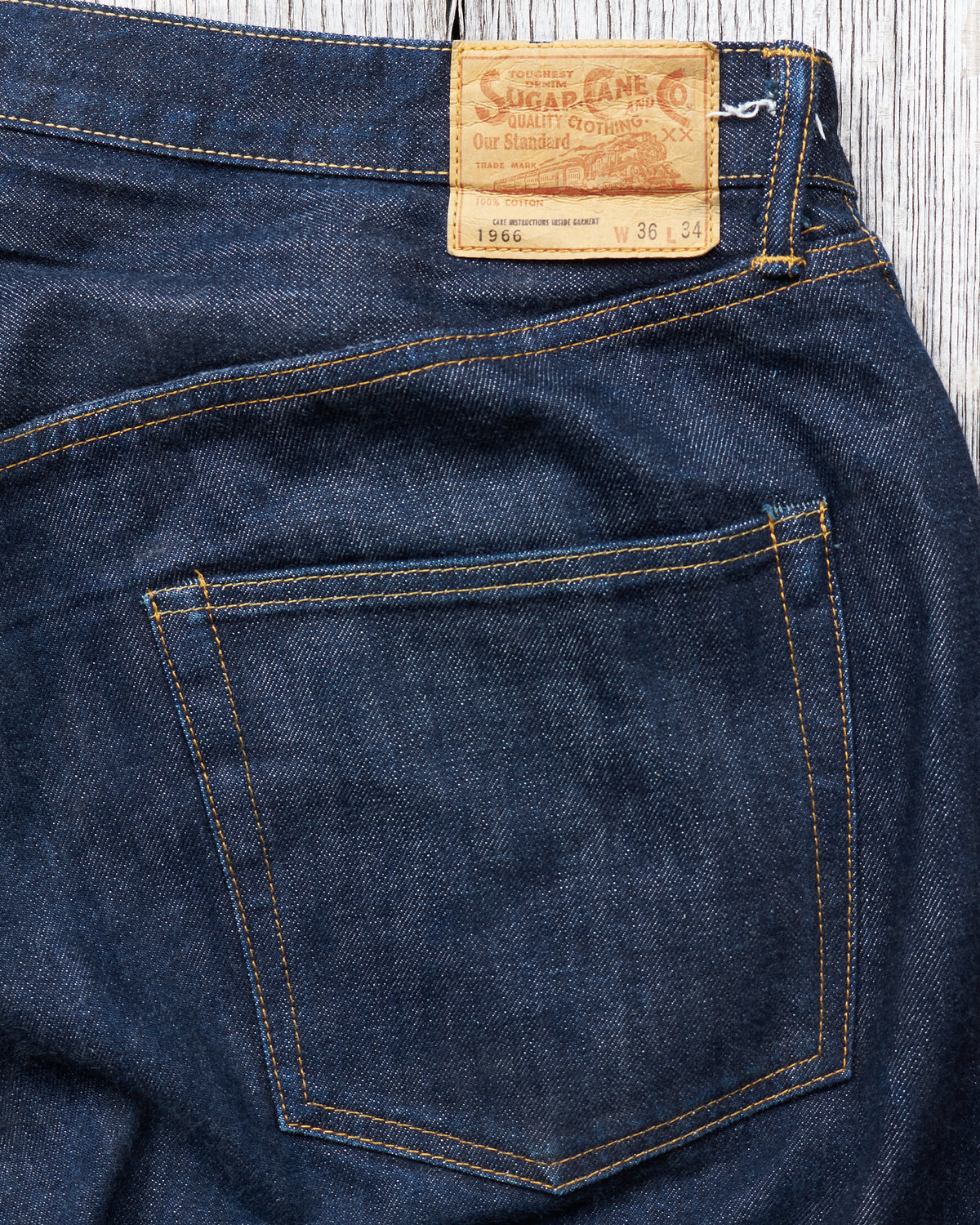 Second Hand Sugar Cane & Co. 1966 Model 14oz Denim W36 L31