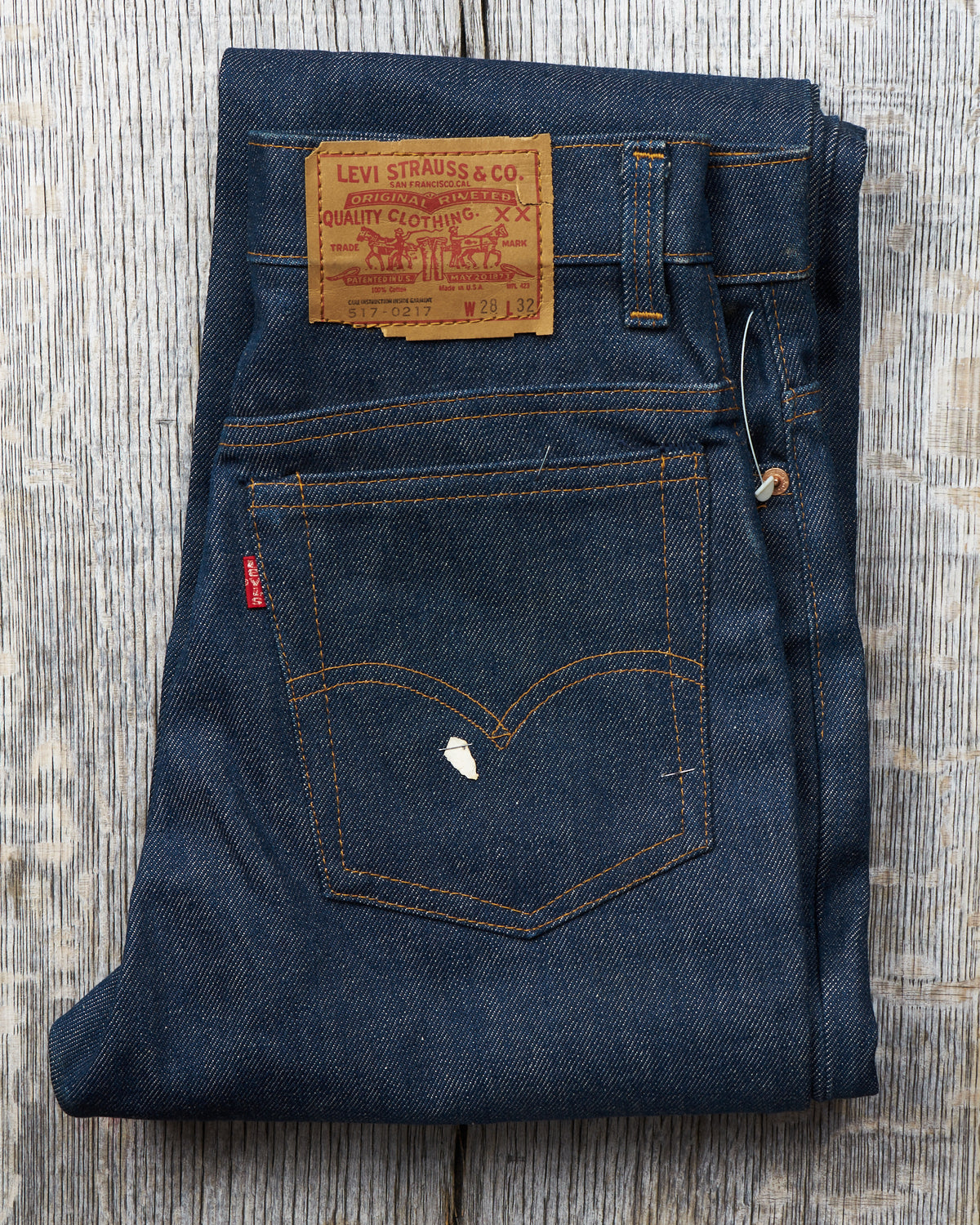 Vintage 70's Levi's 517-0217 Deadstock Jeans Size W28 / L 32 Made in USA