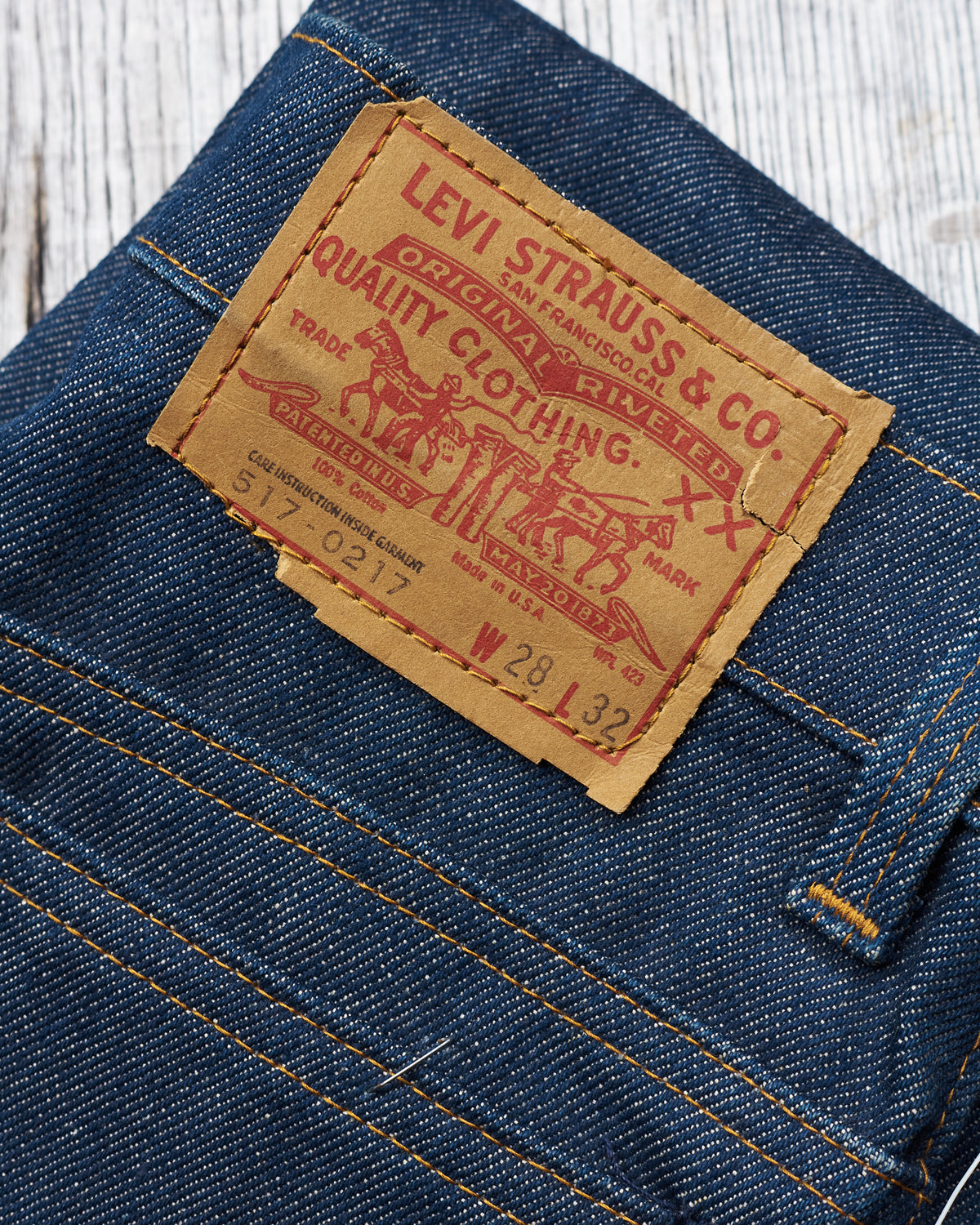 Vintage 70's Levi's 517-0217 Deadstock Jeans Size W28 / L 32 Made in USA