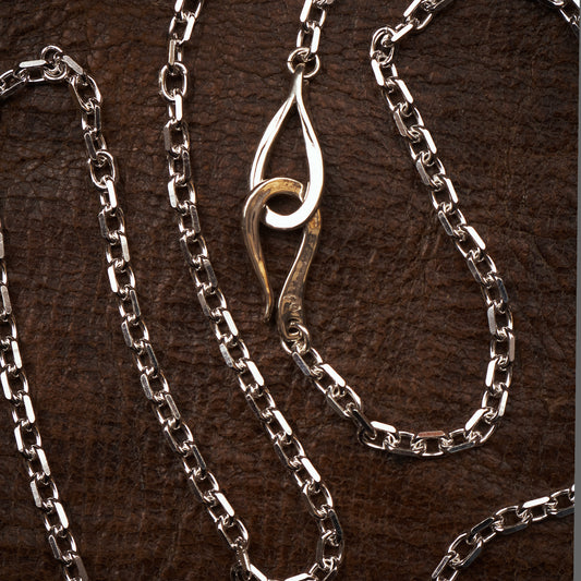 Larry Smith Silver Chain Large 70 cm OT-0041-70
