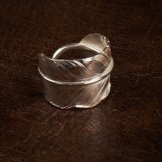 Larry Smith Feather Ring EFRG-0003