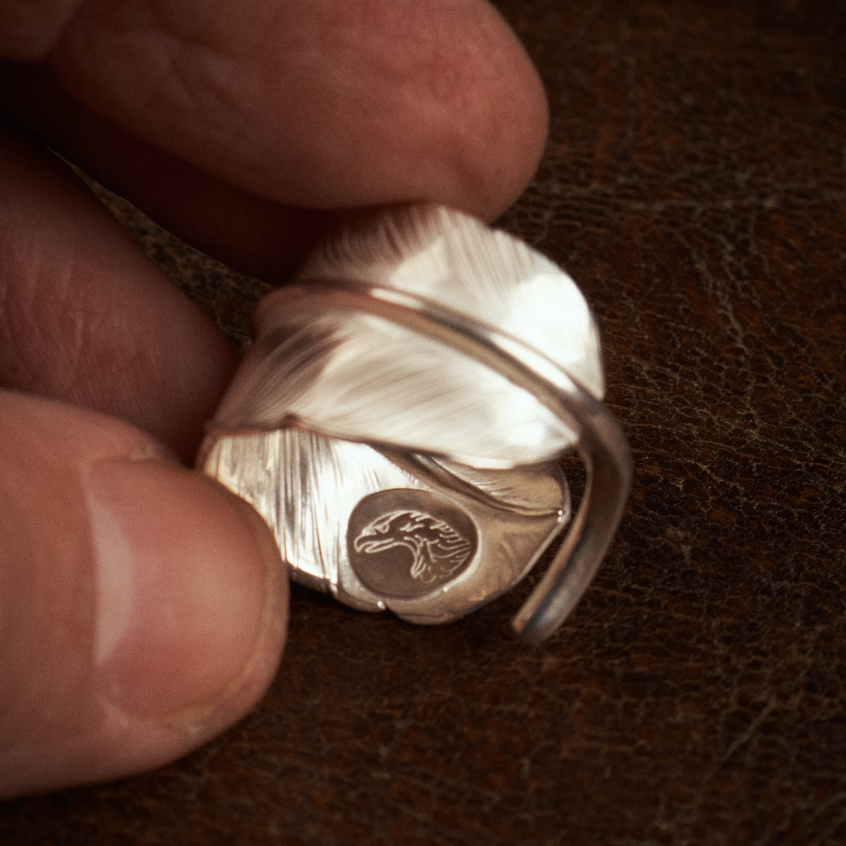 Larry Smith Feather Ring EFRG-0003