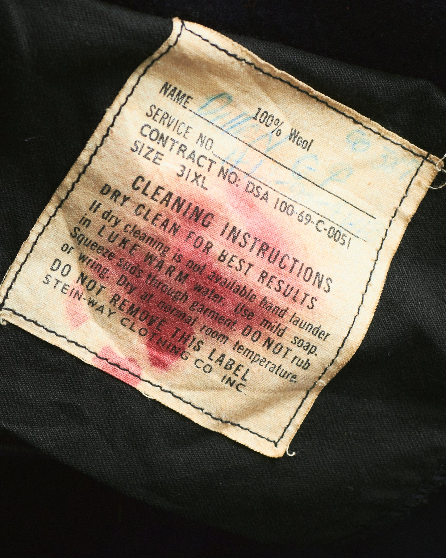 Vintage 1969 Original US NAVY Wool Sailor Pants