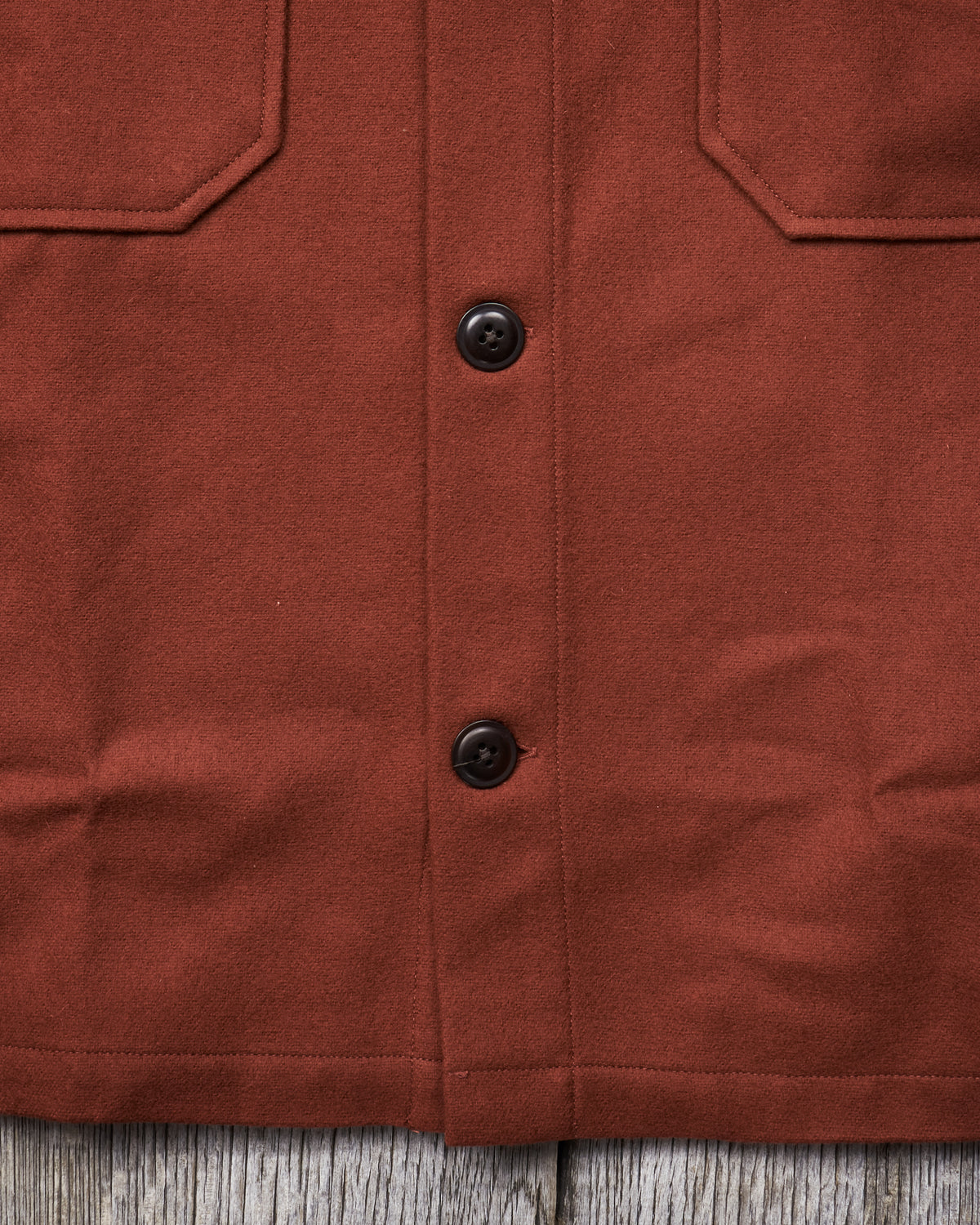 Indigofera Ro Wool Shirt Rust