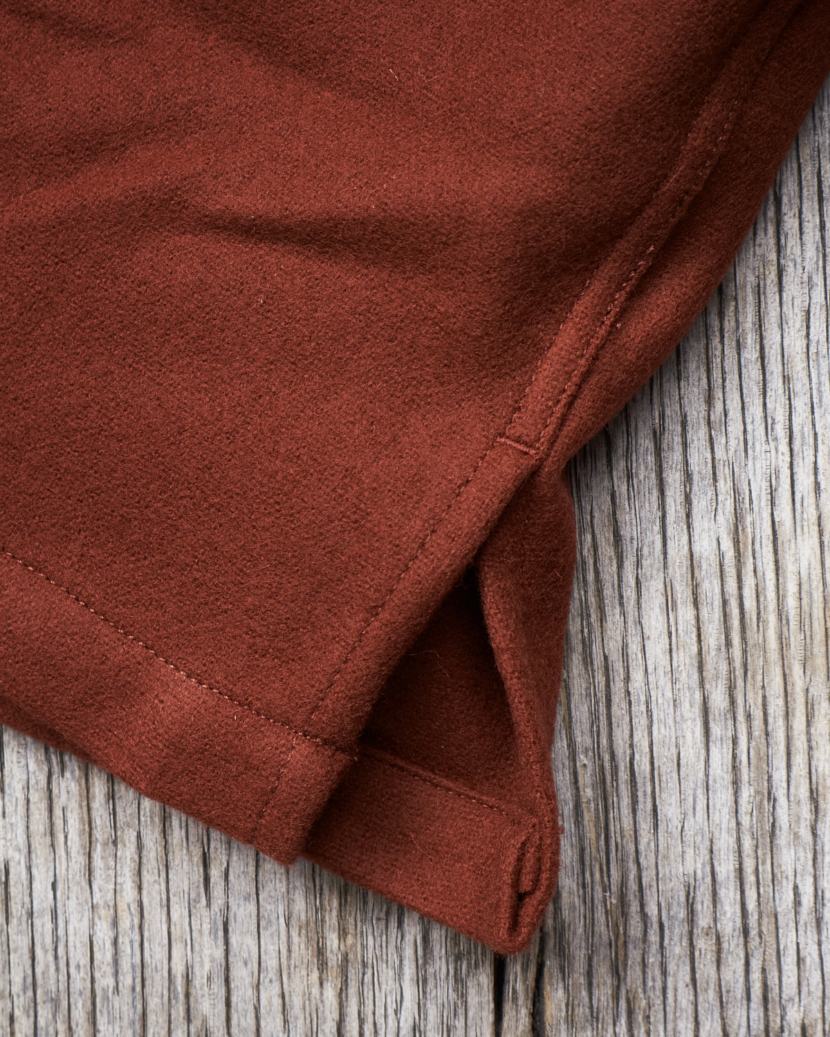 Indigofera Ro Wool Shirt Rust
