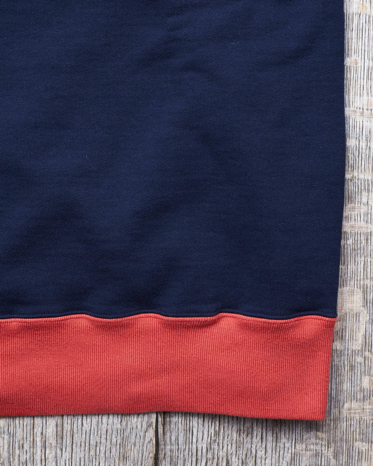 Whitesville Heavy Set-in Two Tone Sweatshirt Navy / Red
