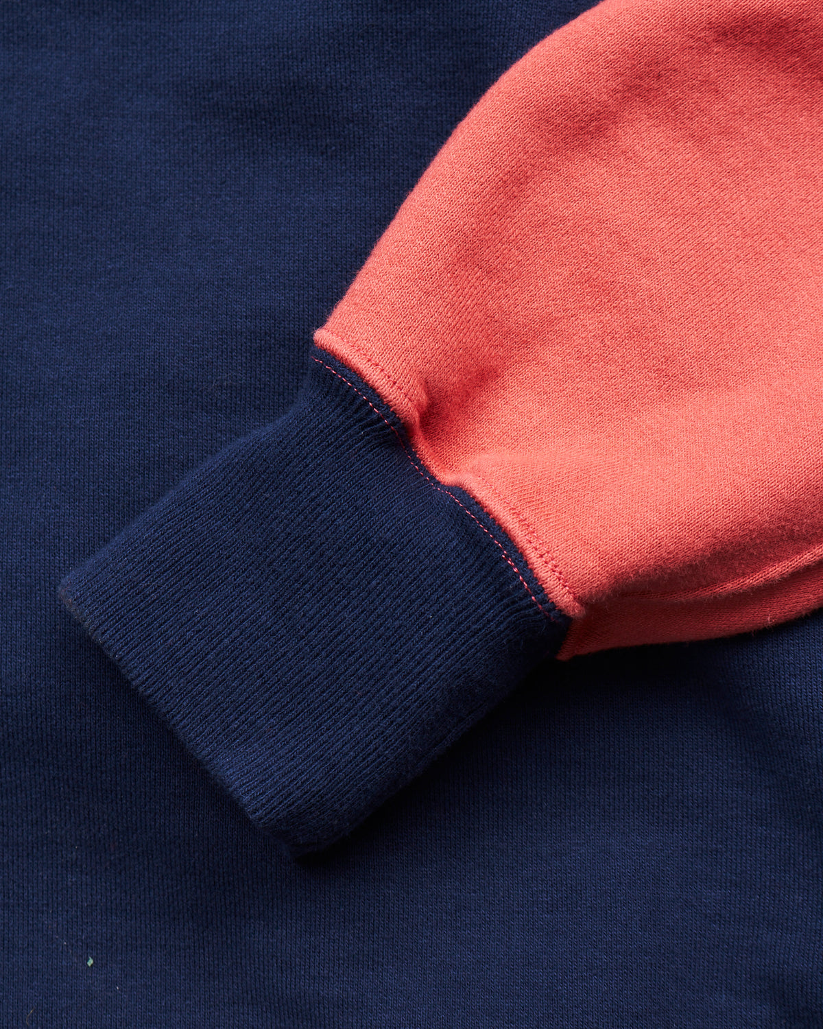Whitesville Heavy Set-in Two Tone Sweatshirt Navy / Red