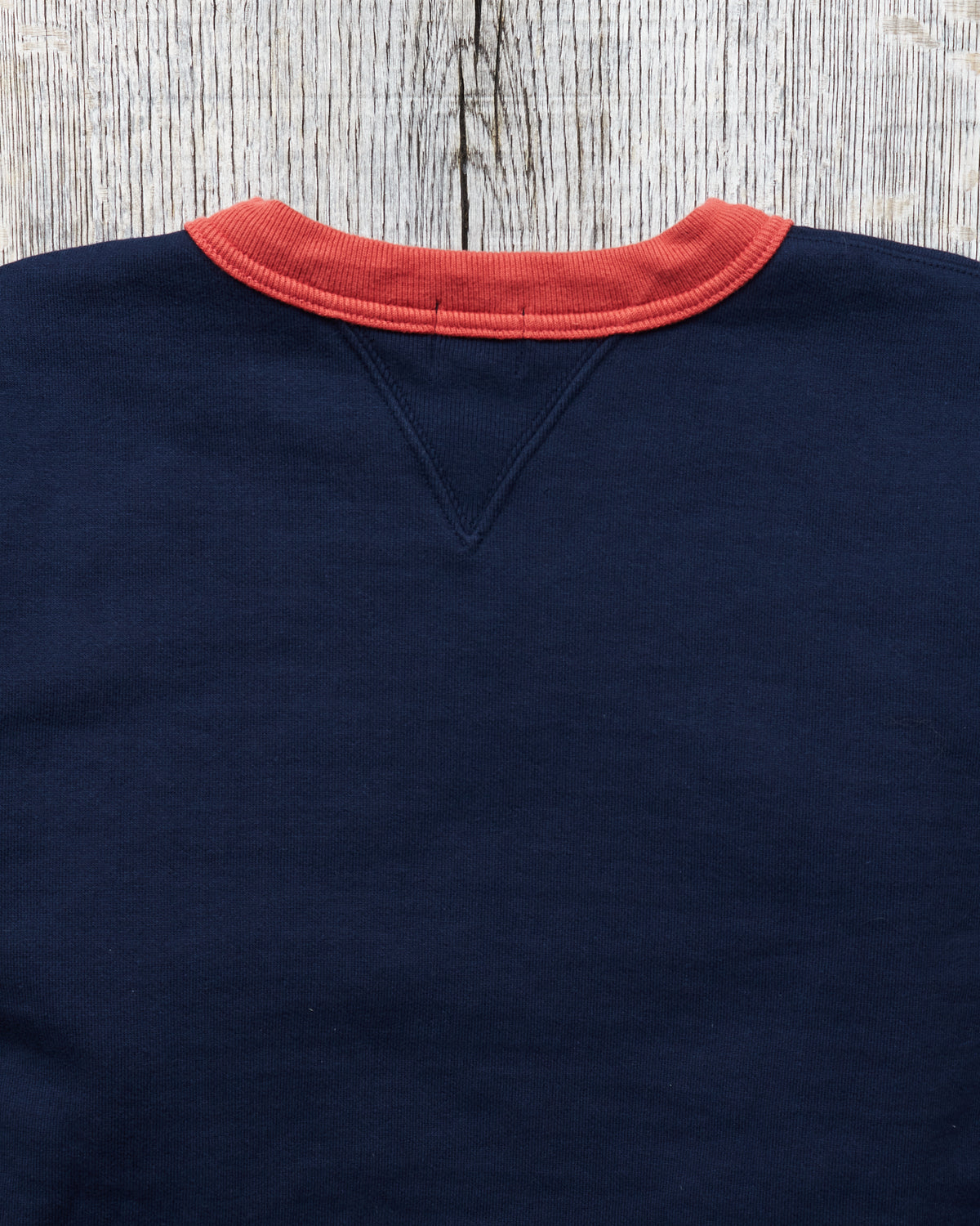 Whitesville Heavy Set-in Two Tone Sweatshirt Navy / Red