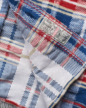 Sugar Cane & Co Fancy Twill Double Weave Flannel Shirt Navy