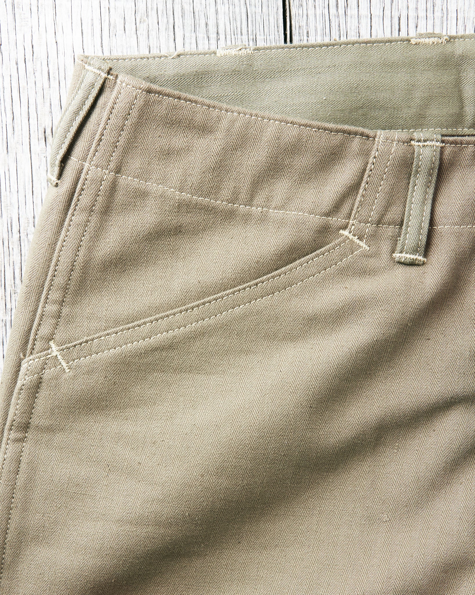 Warehouse & Co Lot 1213 U.S. Army Herringbone Utility Pant OD