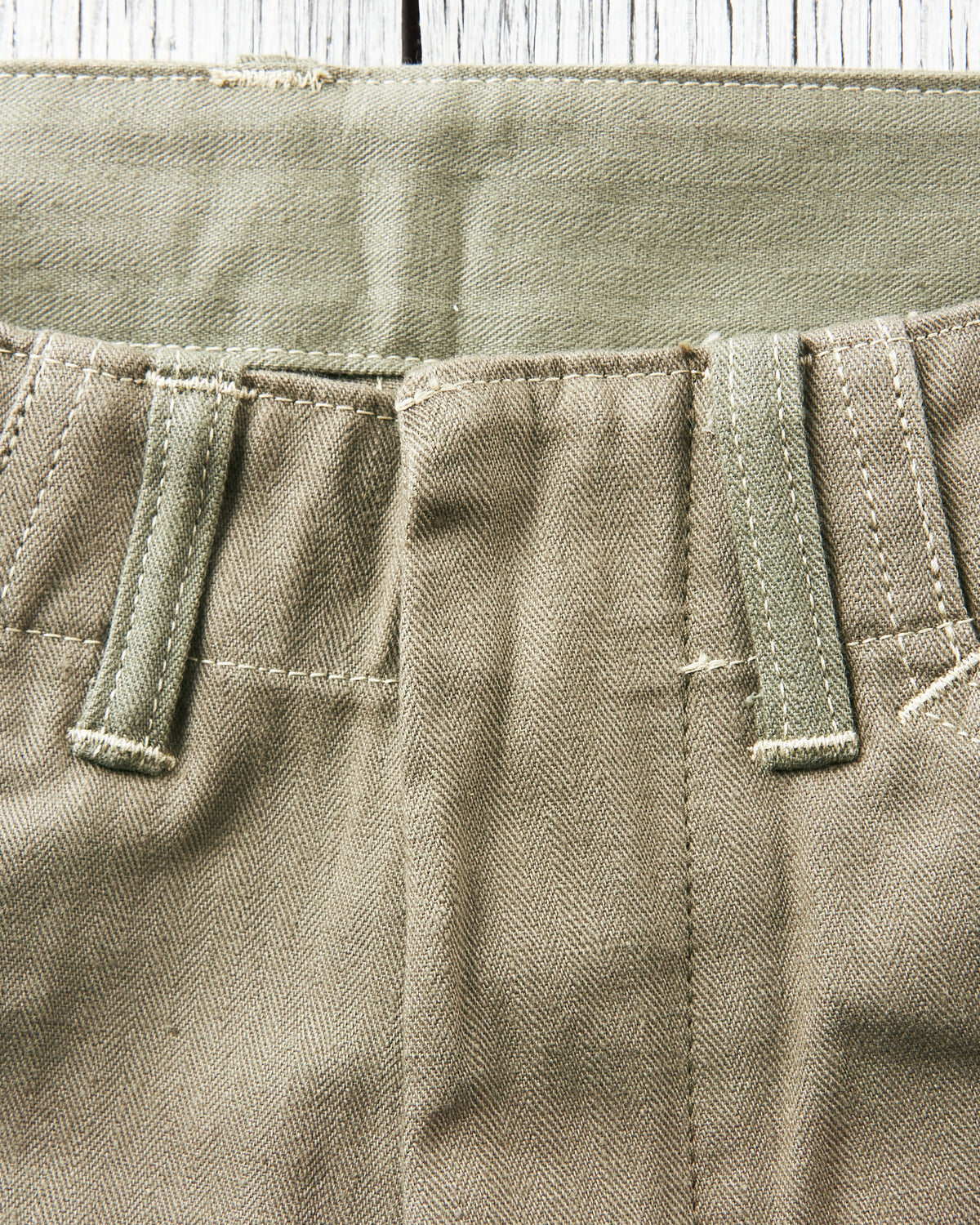Warehouse & Co Lot 1213 U.S. Army Herringbone Utility Pant OD Green