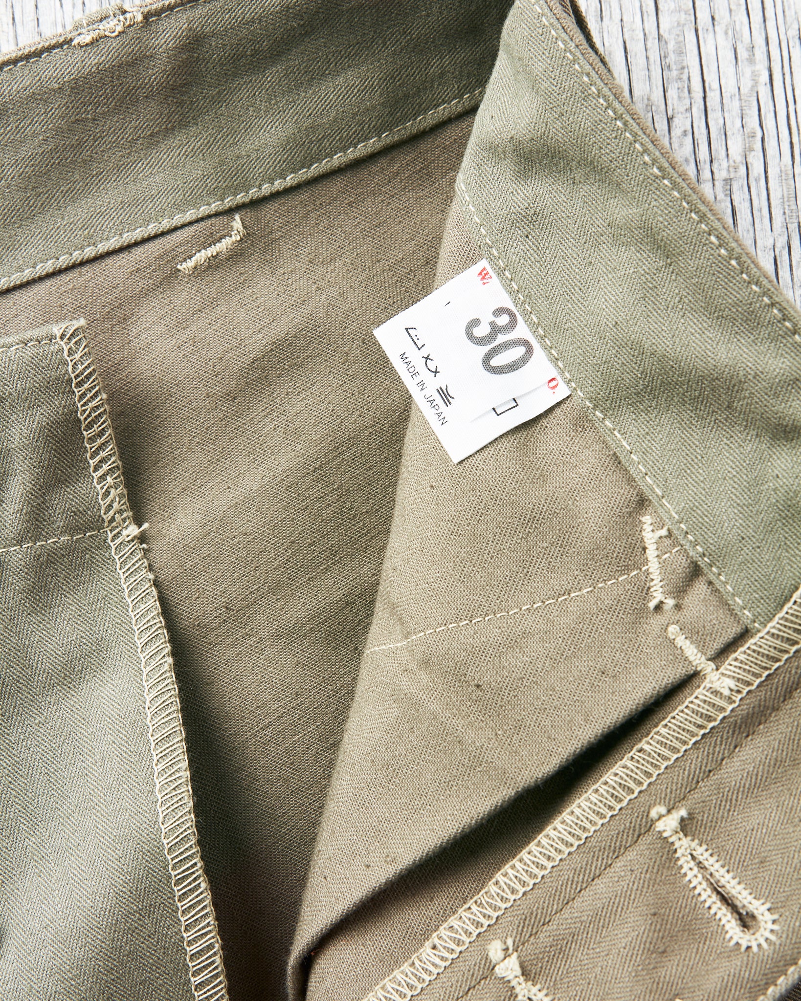 Warehouse & Co Lot 1213 U.S. Army Herringbone Utility Pant OD