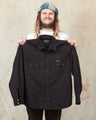 Second Hand Indigofera Dollard Cotton Canvas Black Size XXL