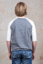 Indigofera Leon Raglan Shirt Grey Melange / Cocatoo White