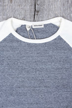 Indigofera Leon Raglan Shirt Grey Melange / Cocatoo White