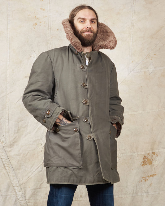 Vintage Swedish Army Survival Coat "Livpäls M/1913" XL