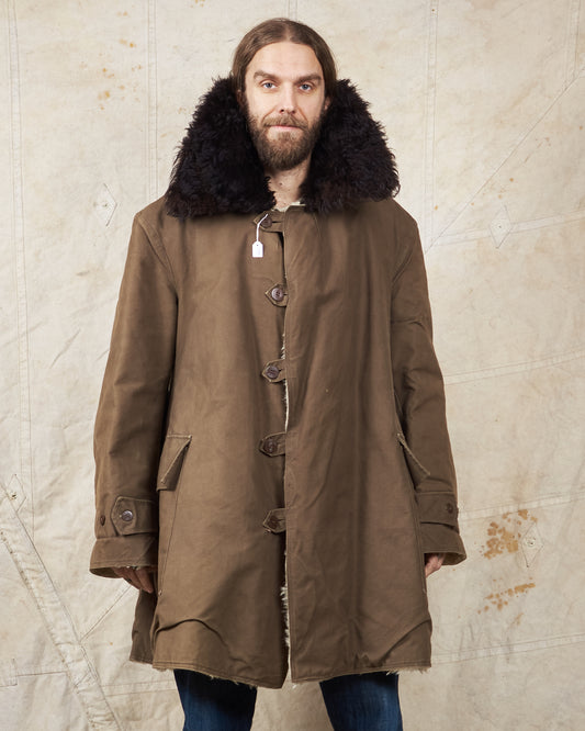 Vintage Swedish Army Survival Coat "Livpäls M/1905"(?) XXL