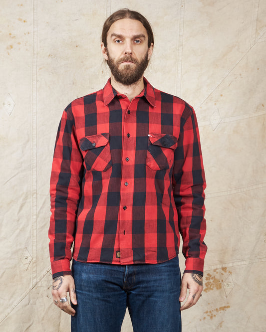 Second Hand Indigofera Norris Shirt Red/Black Size M