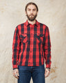 Second Hand Indigofera Norris Shirt Red/Black Size M