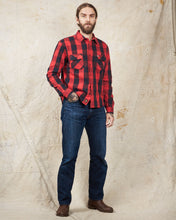 Second Hand Indigofera Norris Shirt Red/Black Size M