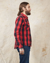Second Hand Indigofera Norris Shirt Red/Black Size M