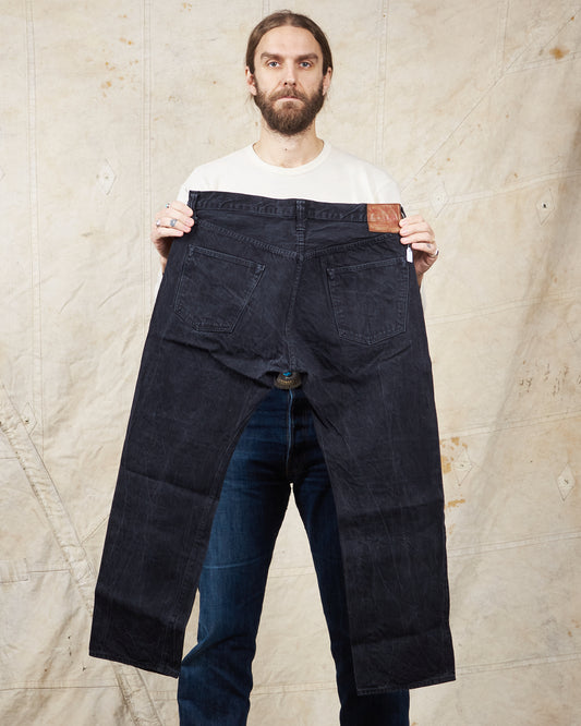 Second Hand Sugar Cane & Co. Lot 470 Type 3 Slim Fit Black Jeans W36 L29