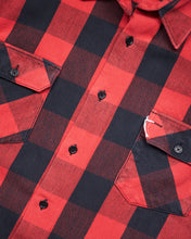 Second Hand Indigofera Norris Shirt Red/Black Size M