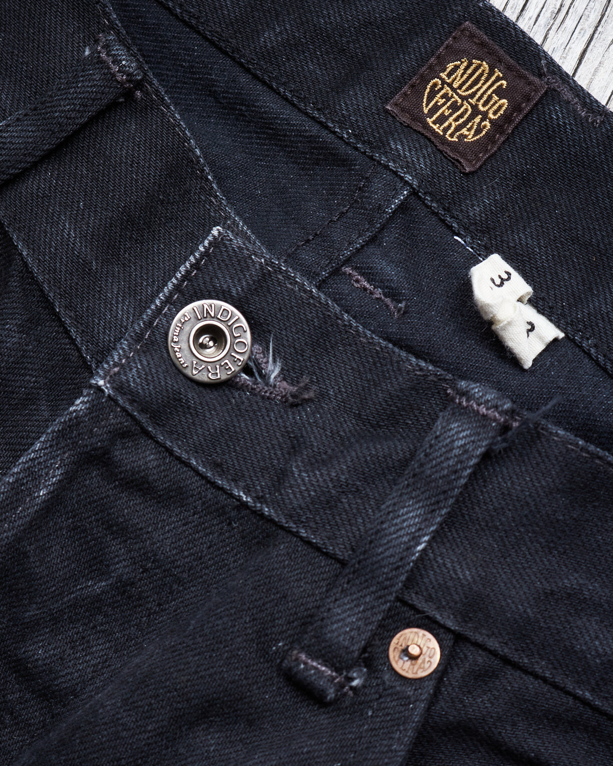 Second Hand Indigofera Nash Jeans Gunpowder Black W34