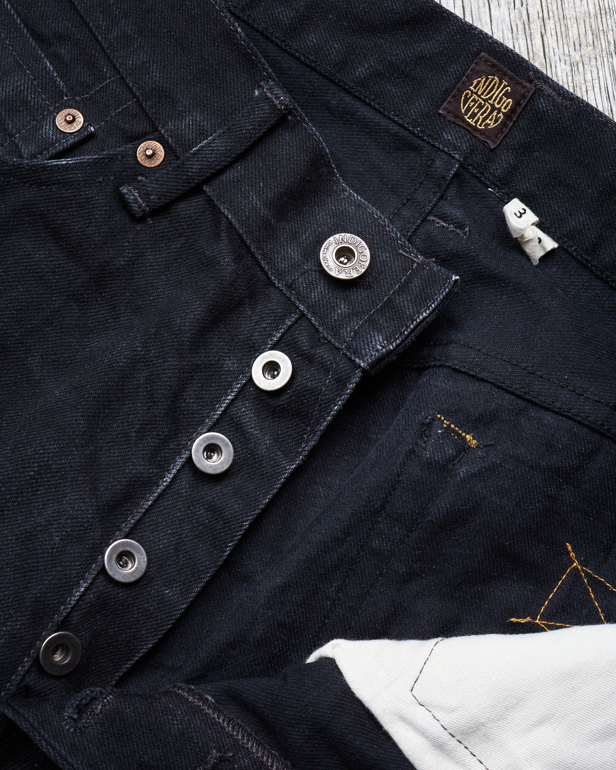 Second Hand Indigofera Nash Jeans Gunpowder Black W34