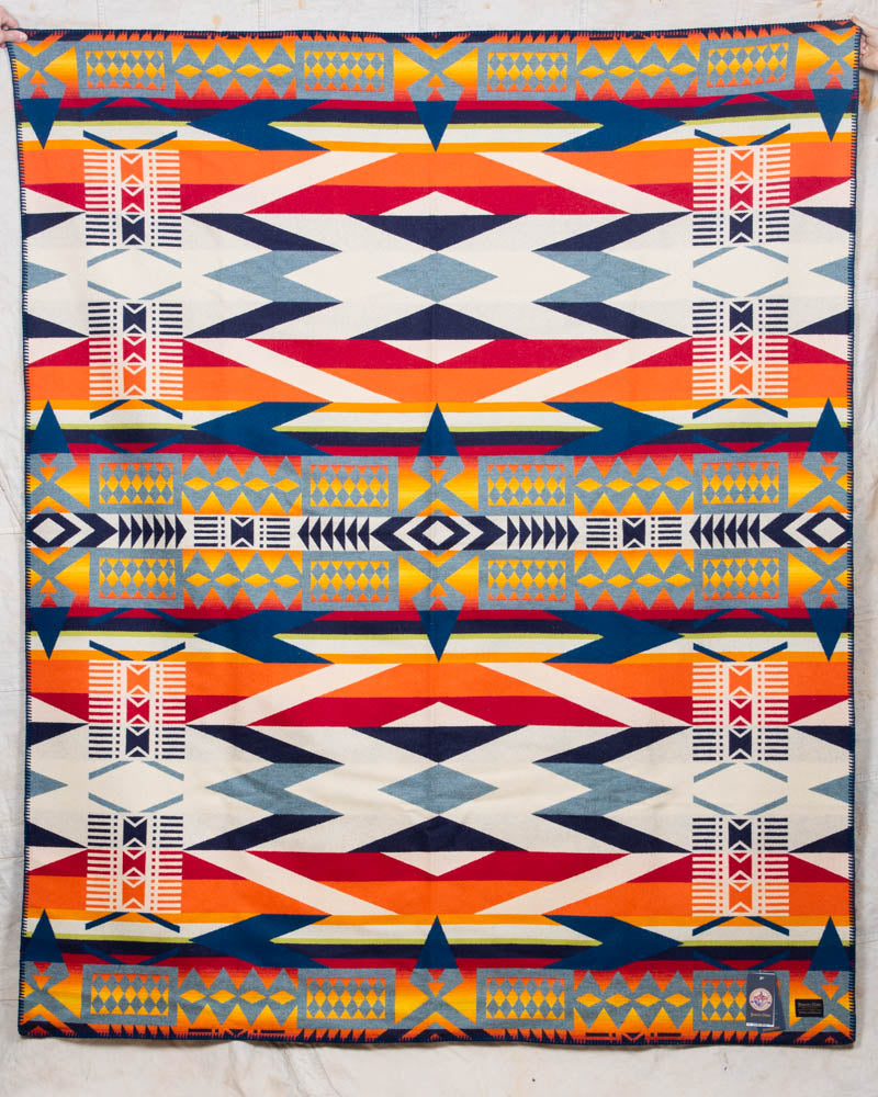 Pendleton Fire Legend Jacquard Wool Blanket Robe